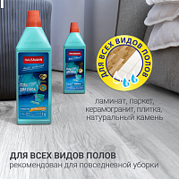 Гель для мытья пола Hausmann с антибактериальным эффектом 1л